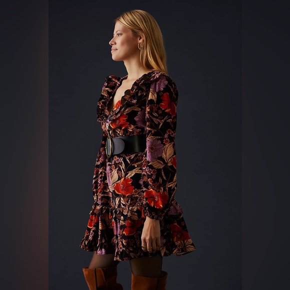 PILCRO Tiered Corduroy Dress - Picture 2 of 8